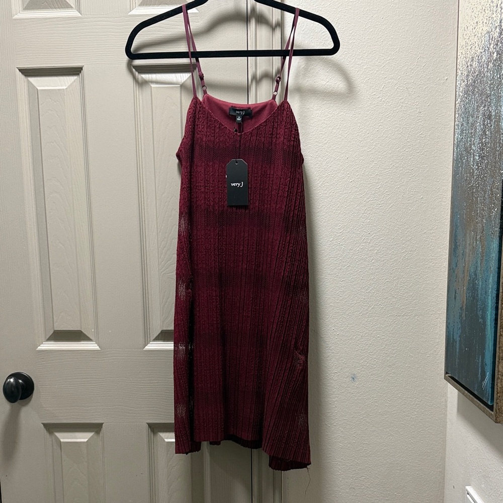 Elegant Maroon Dress